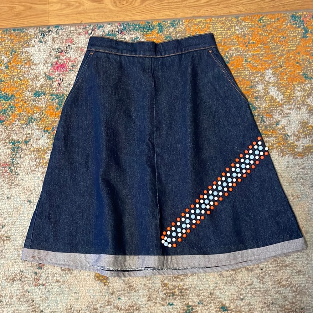MSGM jean skirt with pockets